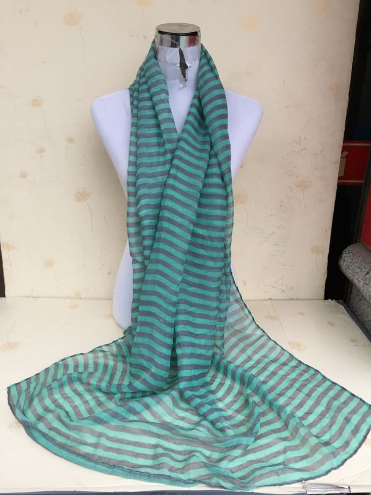 Wholesale striped silk scarves