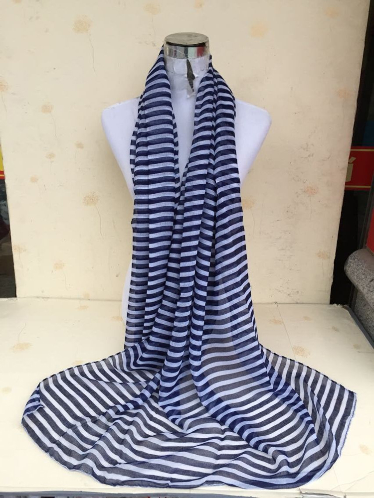 Wholesale striped silk scarves