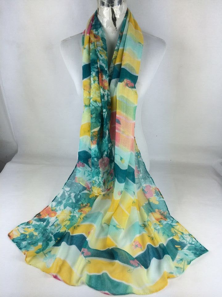 Wholesale silk fabric scarf