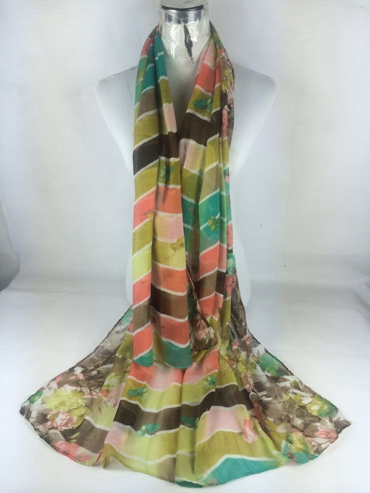 Wholesale silk fabric scarf