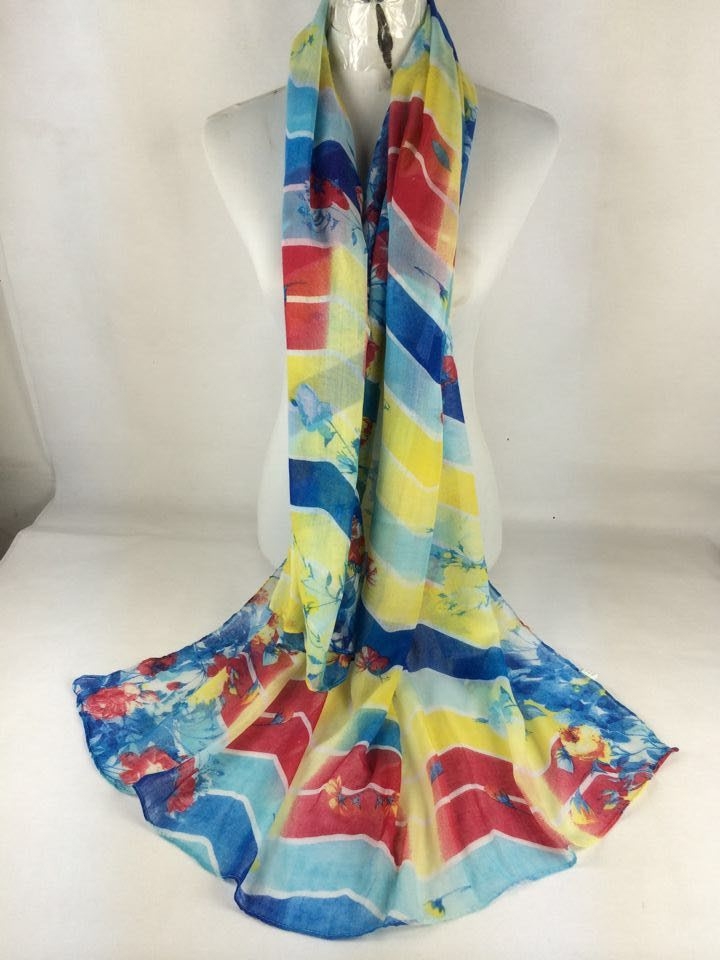 Wholesale silk fabric scarf