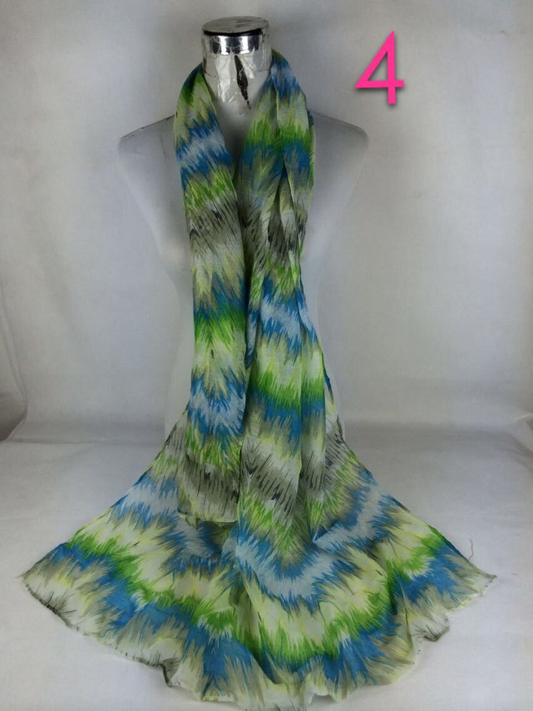 Wholesale square cotton voile scarf