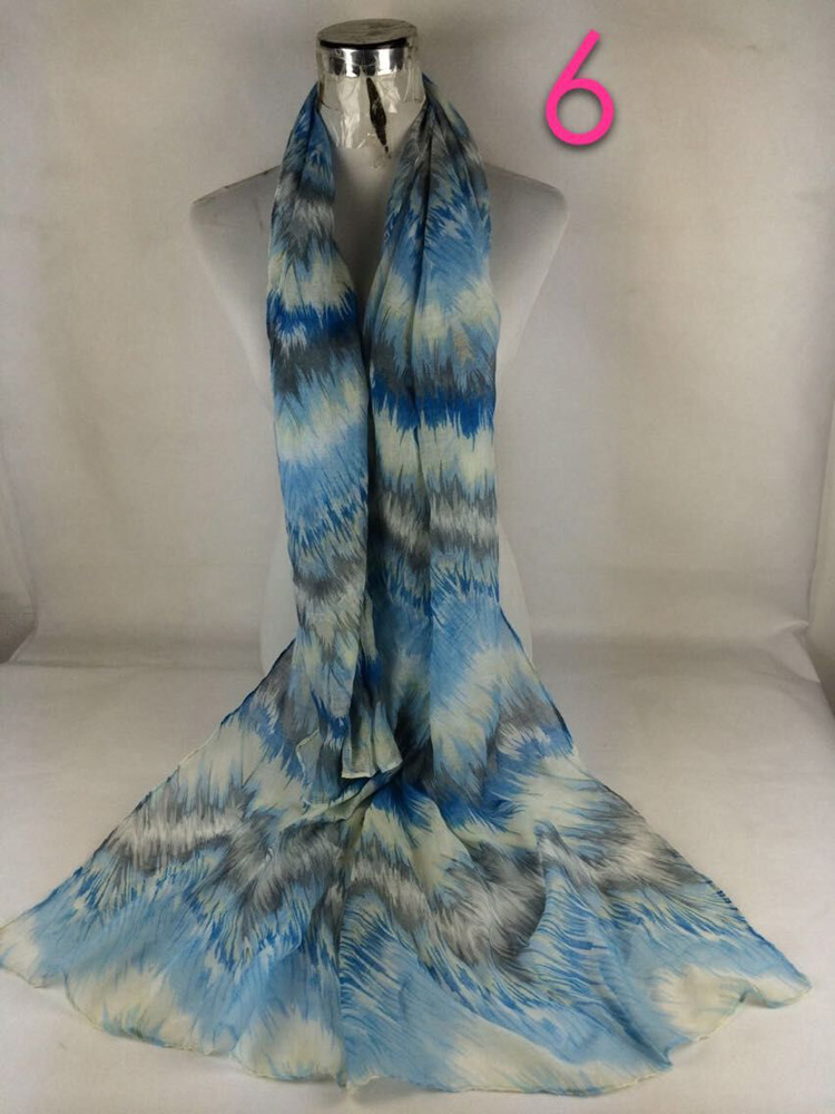 Wholesale square cotton voile scarf