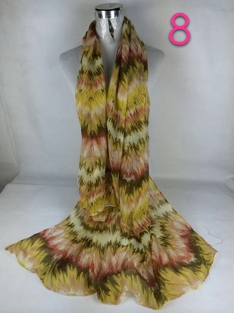 Wholesale square cotton voile scarf