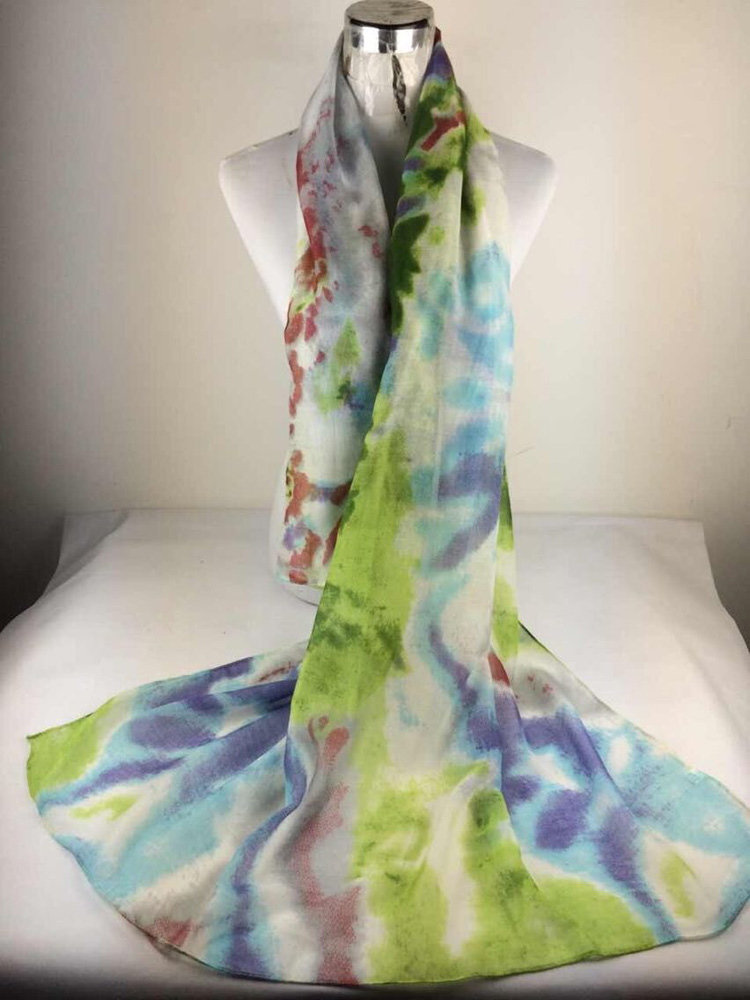 Voile square scarf wholesale