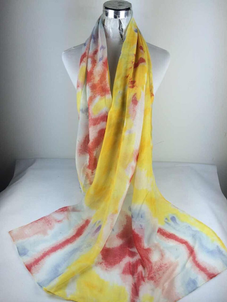 Voile square scarf wholesale