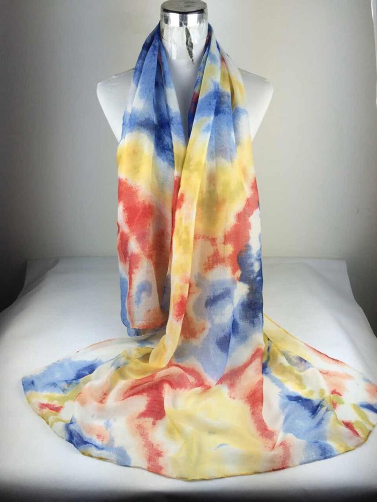 Voile square scarf wholesale
