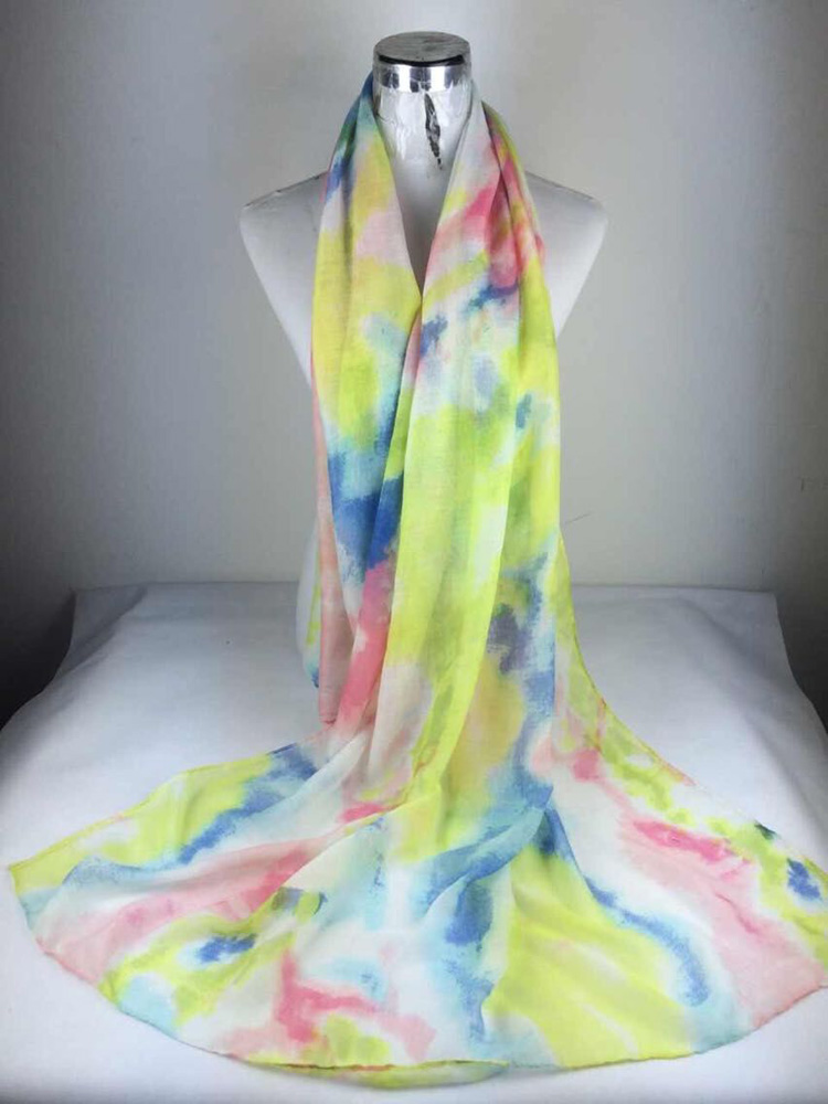 Voile square scarf wholesale