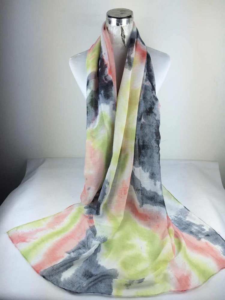 Voile square scarf wholesale