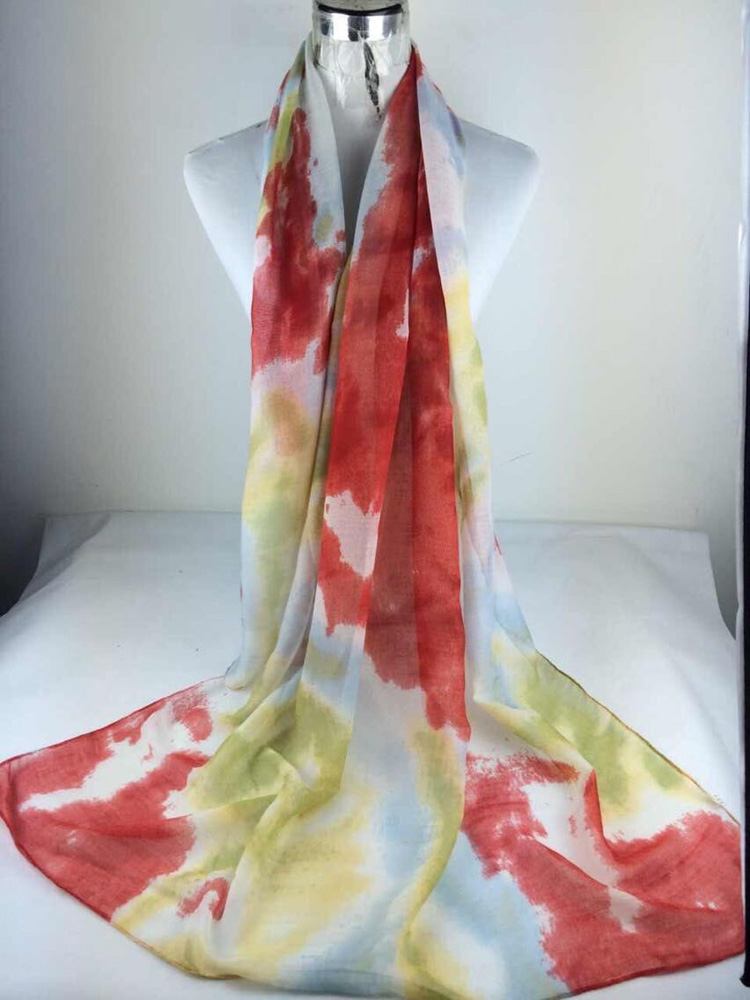Voile square scarf wholesale