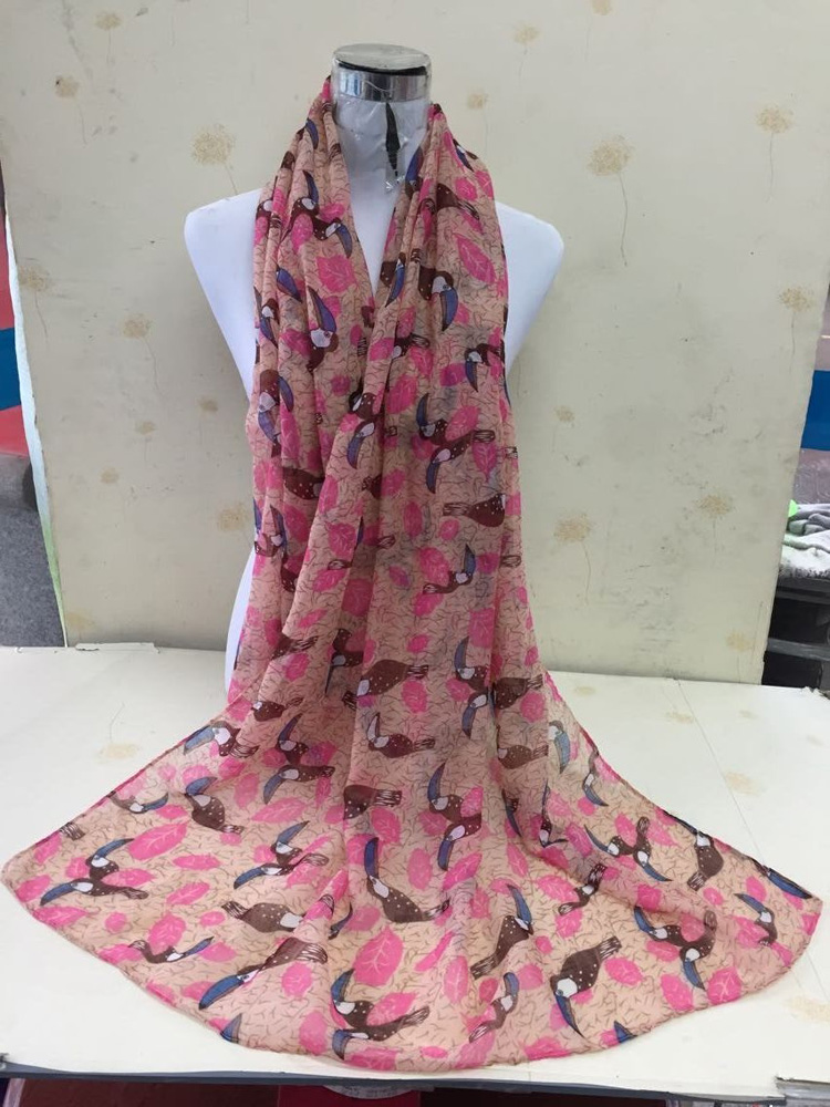 Womens floral wide scarf wholesale