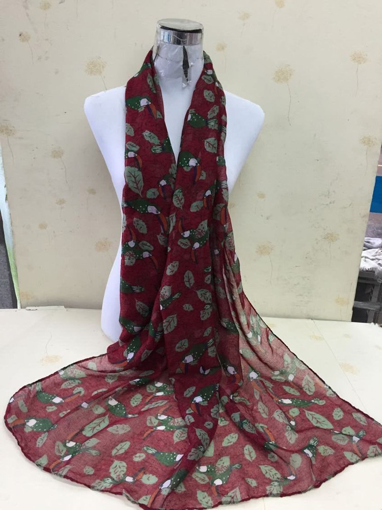 Womens floral wide scarf wholesale