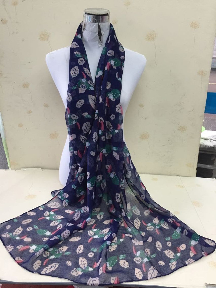 Womens floral wide scarf wholesale