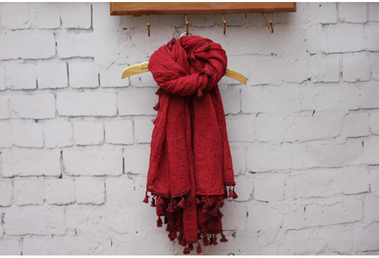 Silk cotton plain scarf wholesale