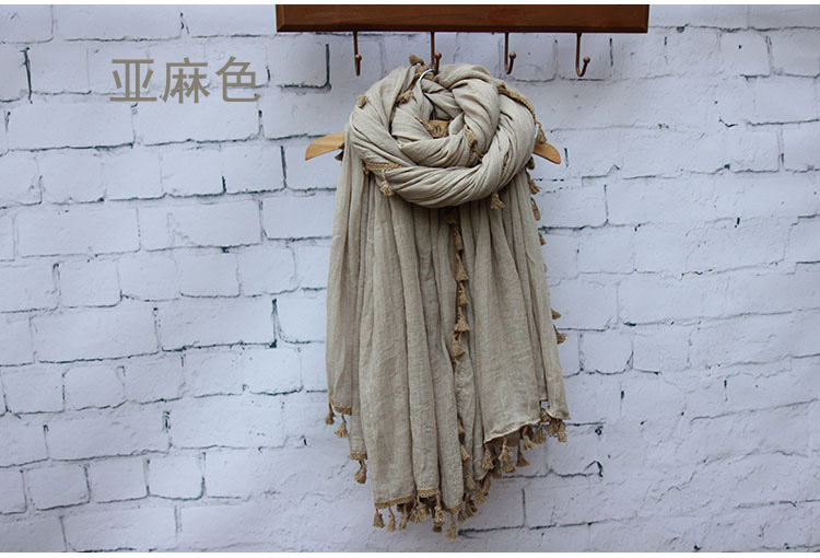 Silk cotton plain scarf wholesale