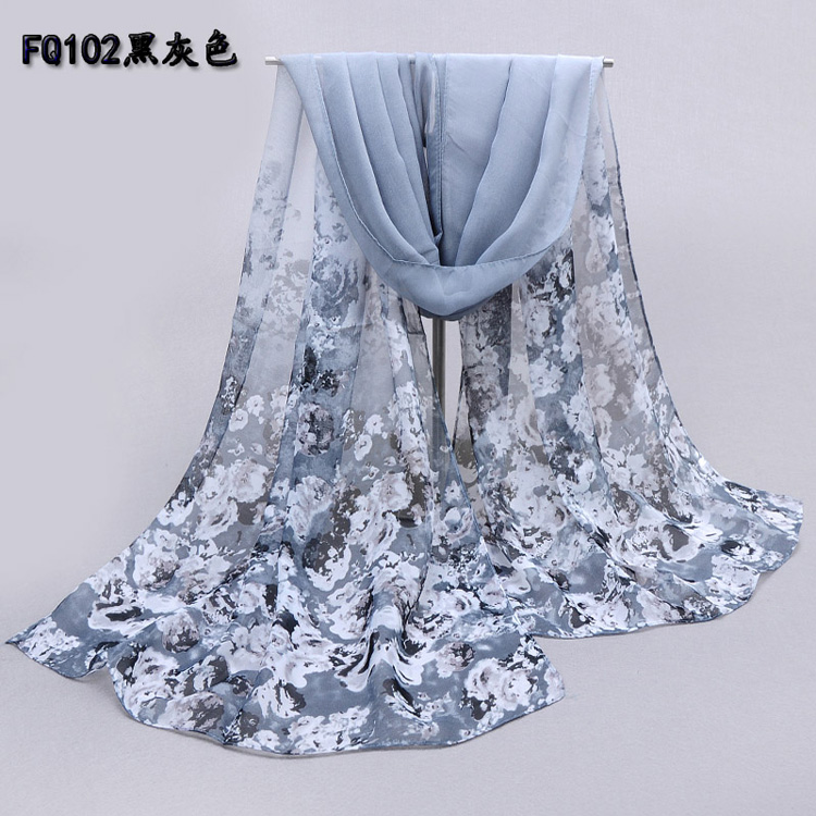 Chiffon long scarves wholesale