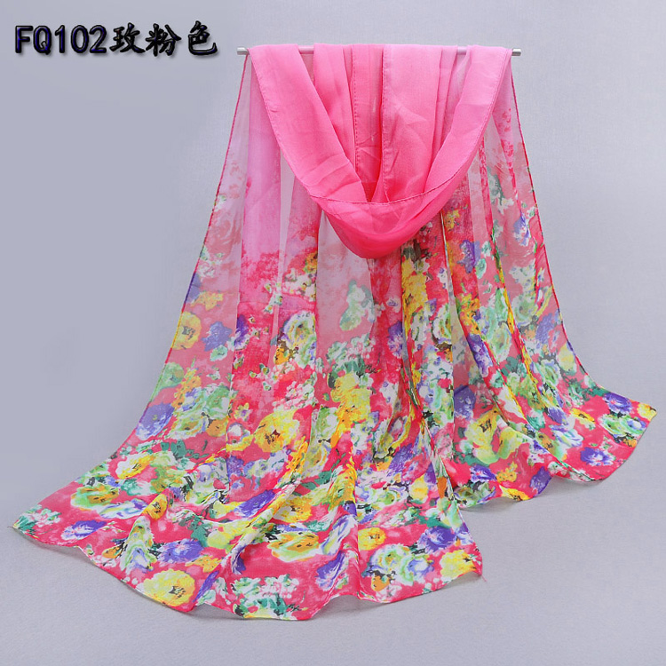 Chiffon long scarves wholesale