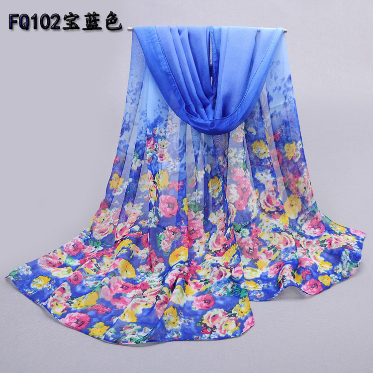 Chiffon long scarves wholesale
