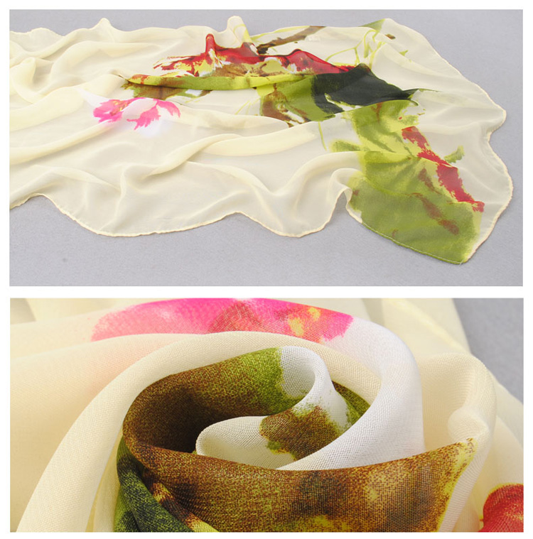 Wholesale thin section chiffon scarf