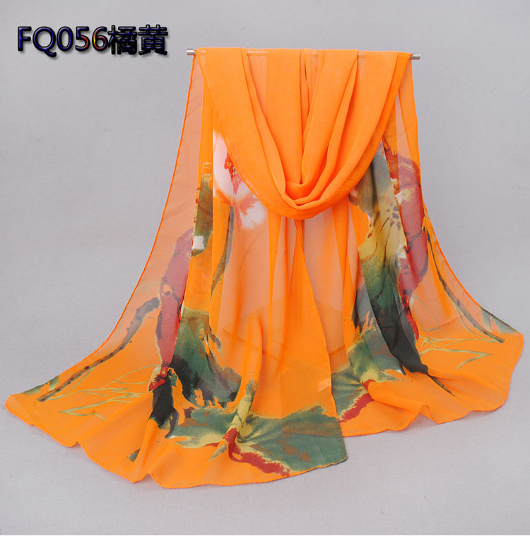 Wholesale thin section chiffon scarf