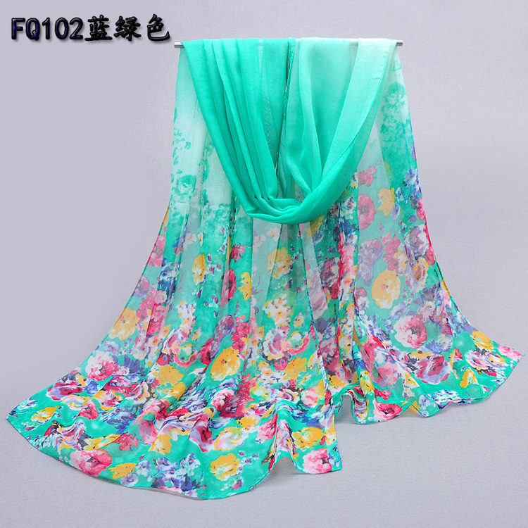 Chiffon long scarves wholesale