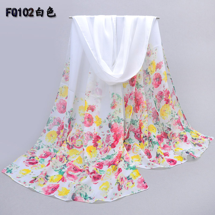 Chiffon long scarves wholesale