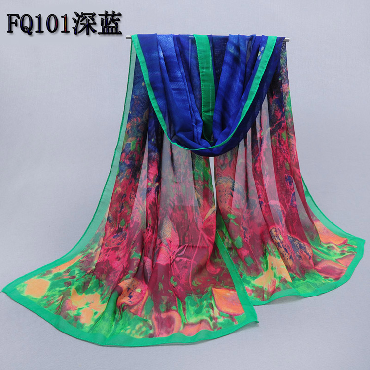 Wholesale polyester chiffon scarf