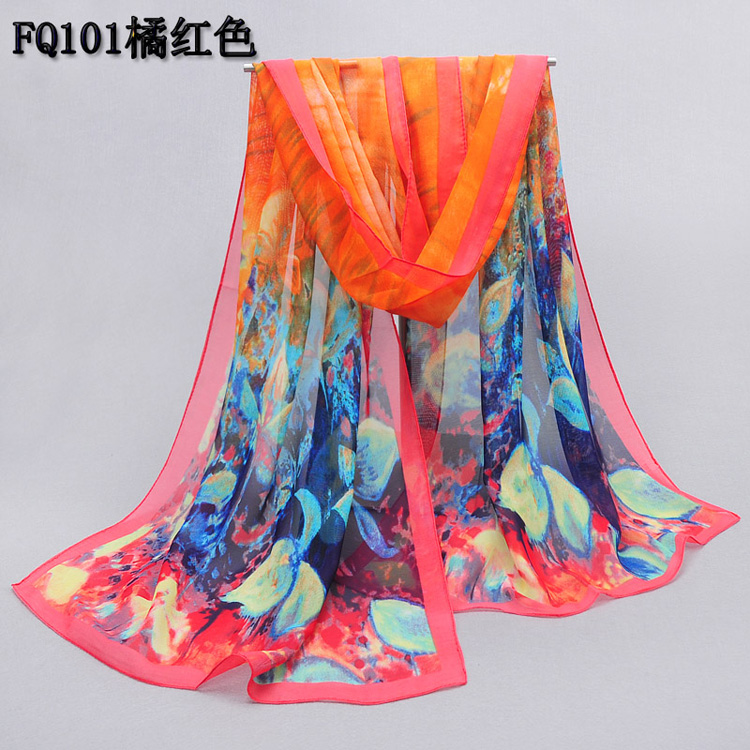 Wholesale polyester chiffon scarf