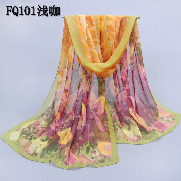 Wholesale polyester chiffon scarf