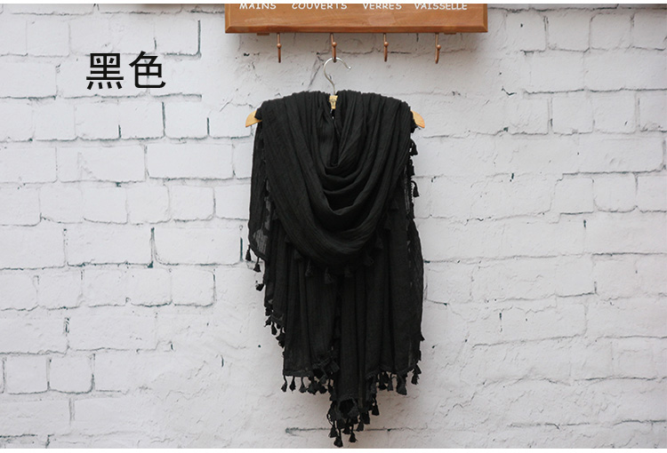 Silk cotton plain scarf wholesale