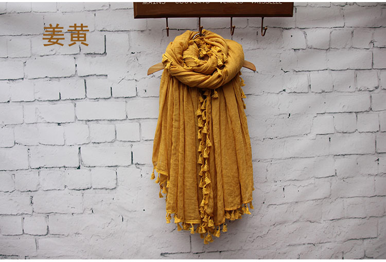 Silk cotton plain scarf wholesale