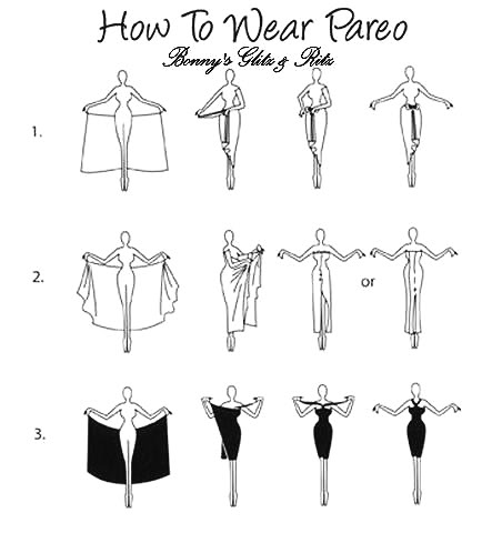 How To Wear beach scarf