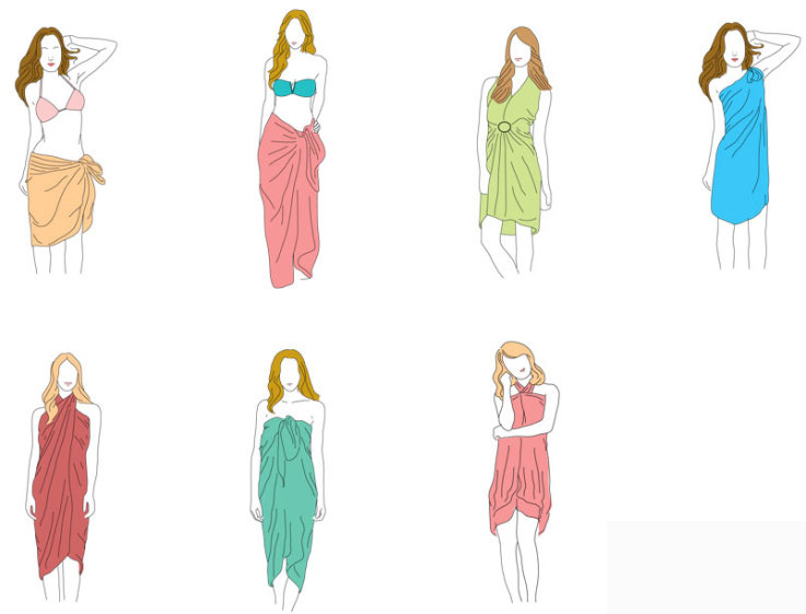 Women beach scarves wholesale
