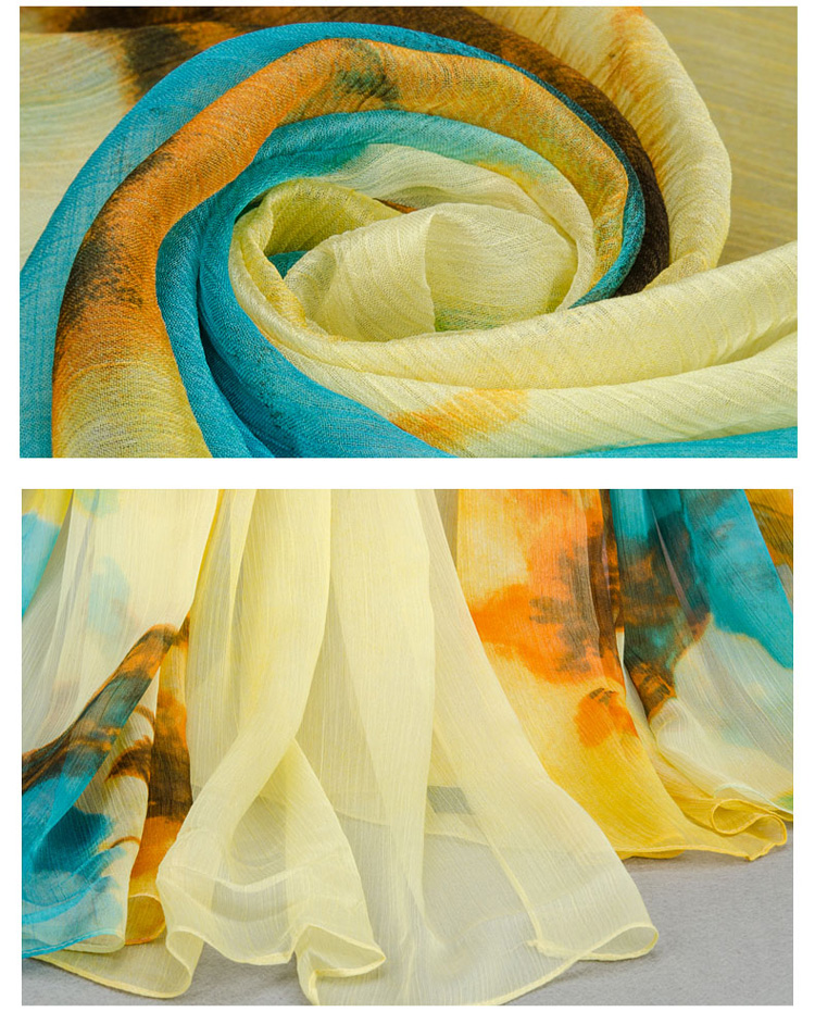 Silk twill fabric scarf wholesale