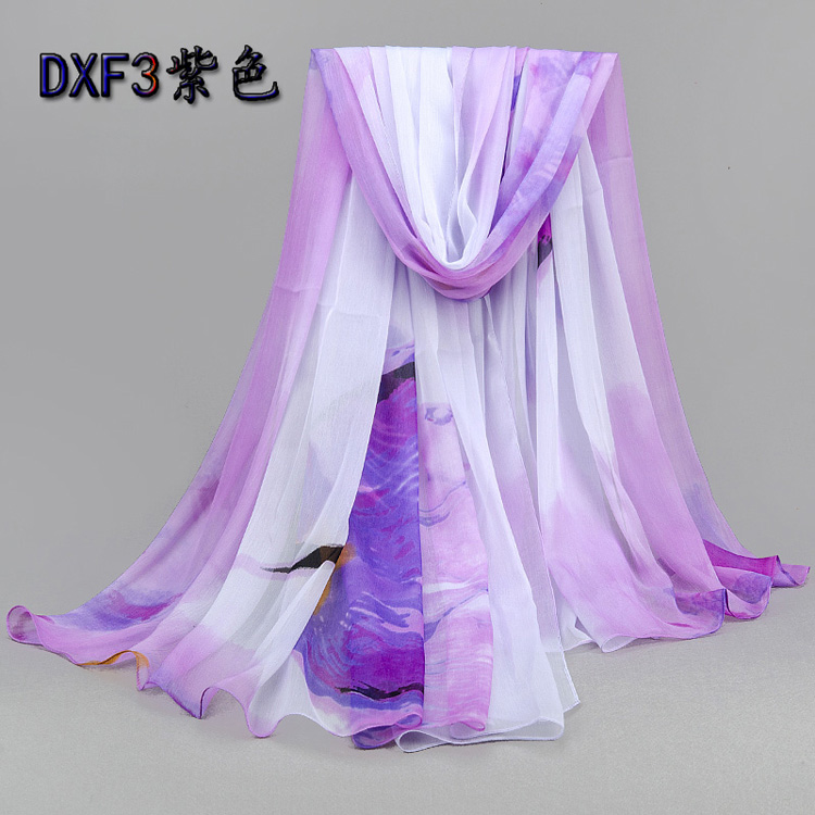 Silk twill fabric scarf wholesale