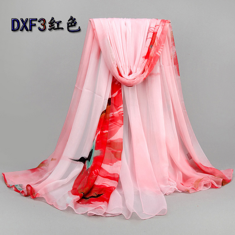 Silk twill fabric scarf wholesale