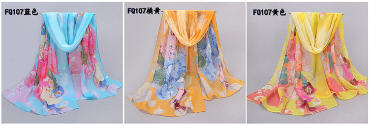 Wholesale chiffon scarf thin section