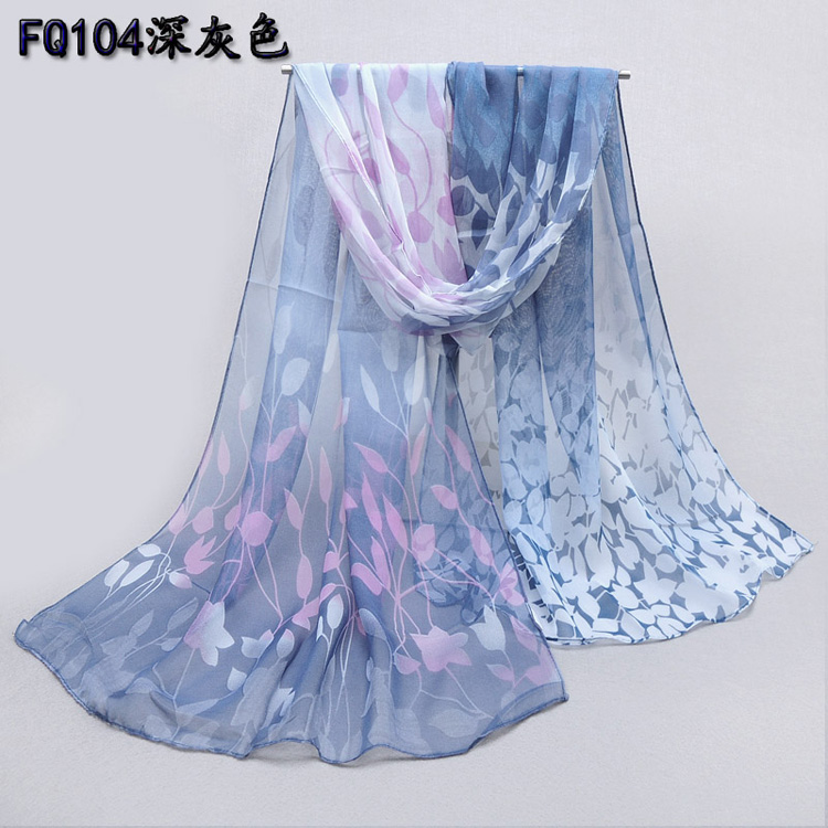 Wholesale chiffon silk scarf