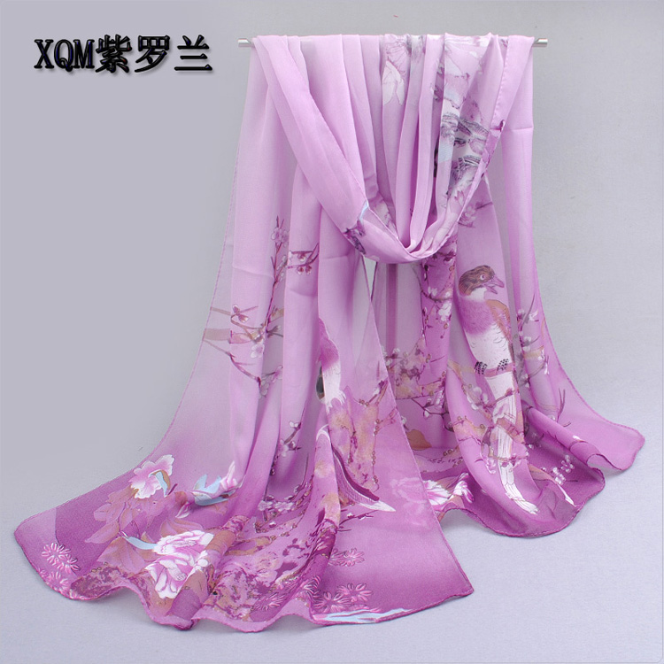 Polyester chiffon scarf wholesale