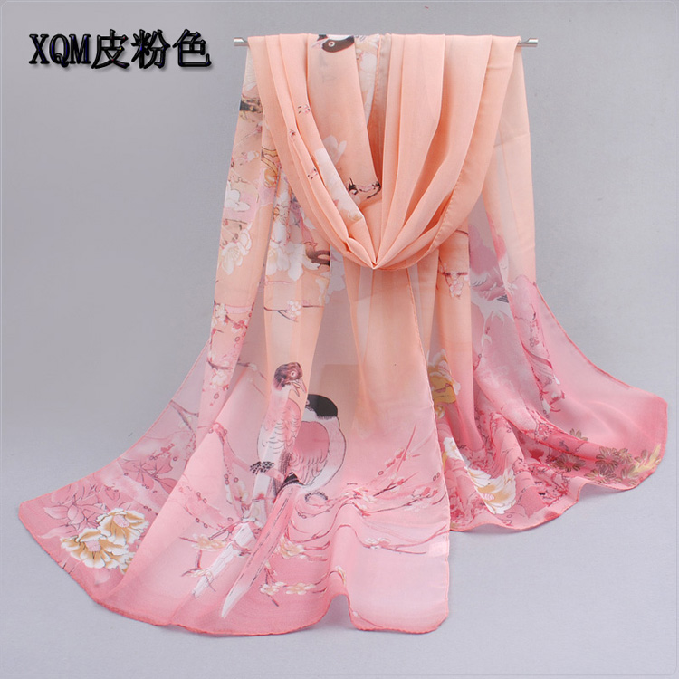 Polyester chiffon scarf wholesale