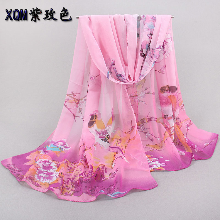 Polyester chiffon scarf wholesale