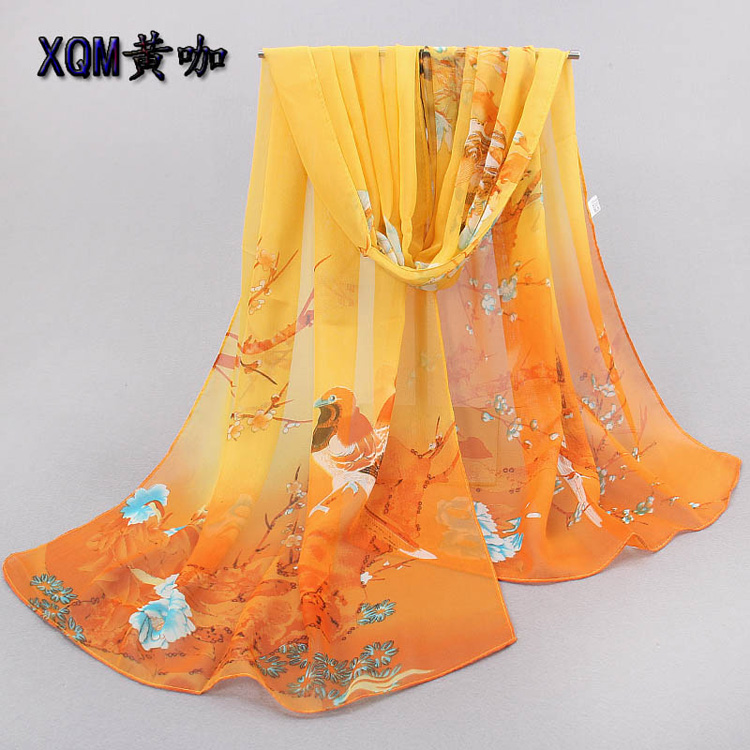 Polyester chiffon scarf wholesale