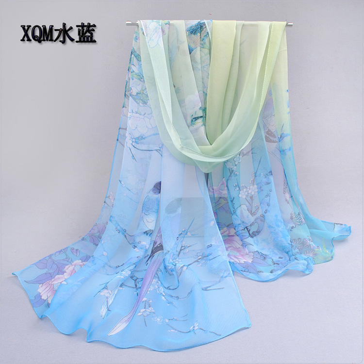 Polyester chiffon scarf wholesale