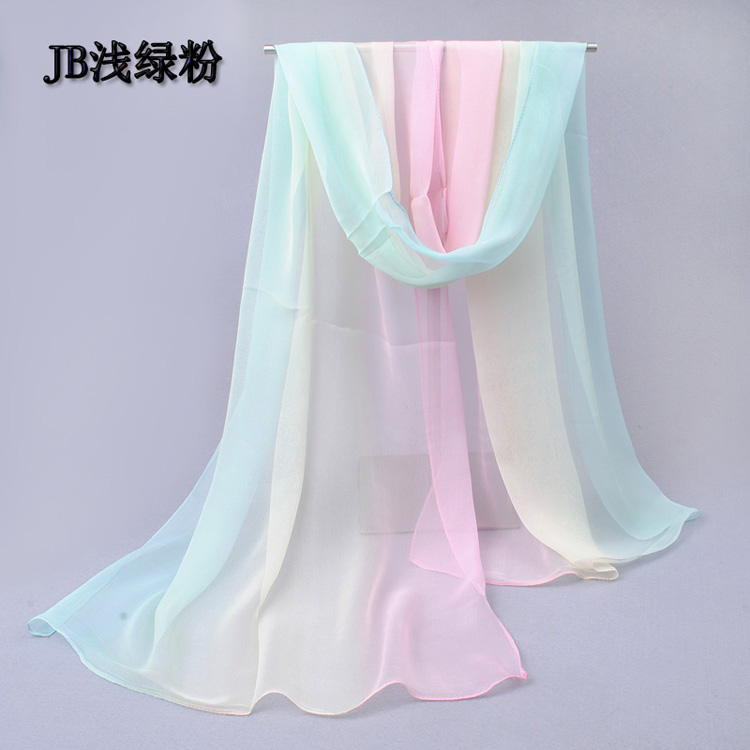 Wholesale oblong silk scarf
