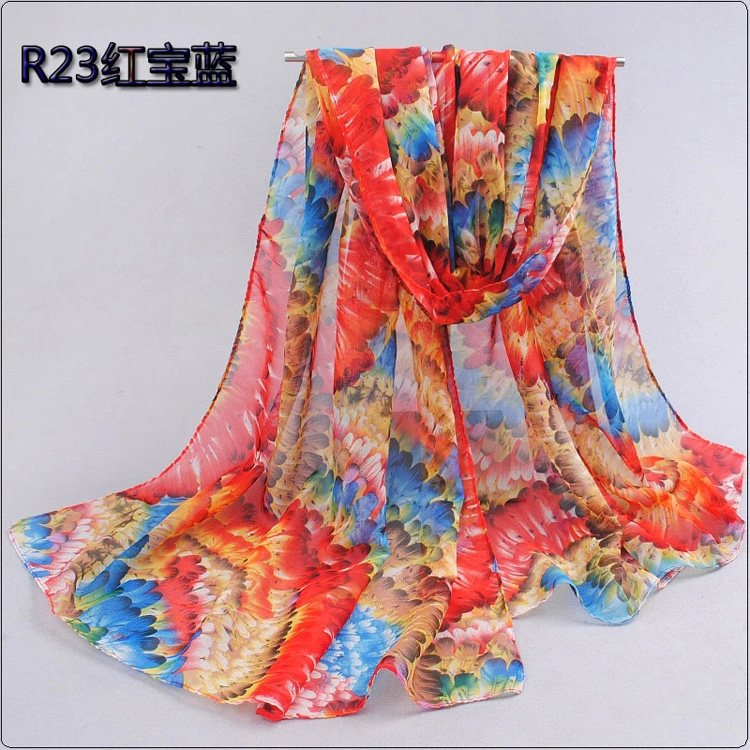 Wholesale nylon chiffon scarf