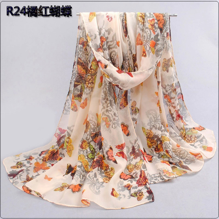 Chiffon spring scarf wholesale