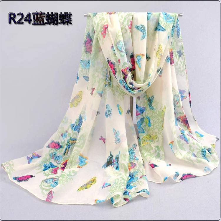 Chiffon spring scarf wholesale