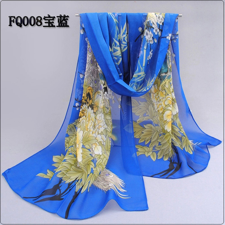 Wholesale plain silk scarf
