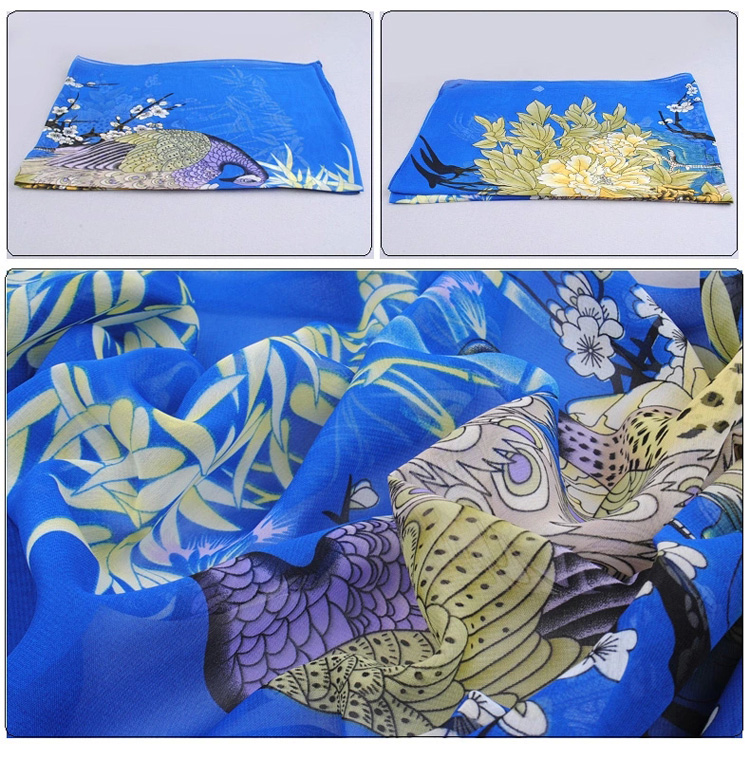 Wholesale plain silk scarf