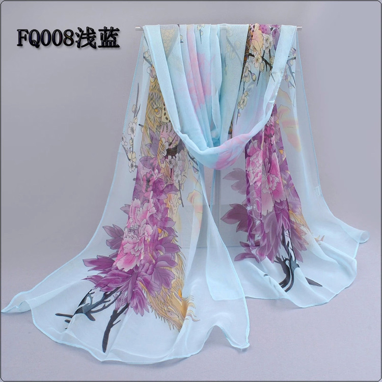 Wholesale plain silk scarf